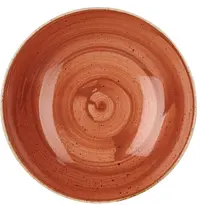 Churchill Coupeschalen | STONECAST | Keramiek | Oranje | 12 Stuks | Ø248x36(h)mm 