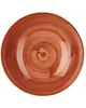 Churchill Coupeschalen | STONECAST | Keramiek | Donkeroranje | 12 Stuks | Ø248x36(h)mm 