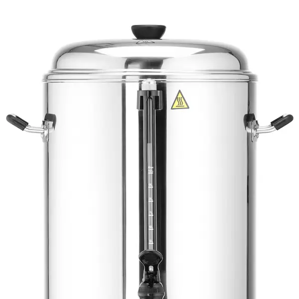 Koffiepercolator | RVS | 6L | 1.5kW (230V) | Dubbelwandig | Lekbak | 316x350x480(h)mm