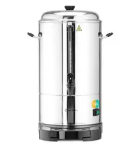 HENDI Koffiepercolator | RVS | 10L | 1.5kW (230V) | Dubbelwandig | Lekbak | 370x390x525(h)mm 