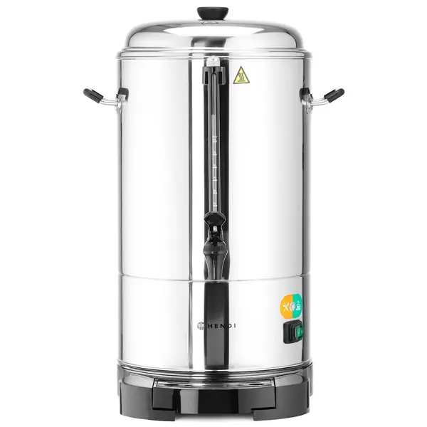 Koffiepercolator | RVS | 10L | 1.5kW (230V) | Dubbelwandig | Lekbak | 370x390x525(h)mm