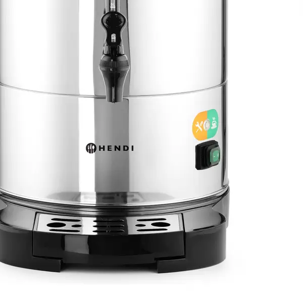 Koffiepercolator | RVS | 16L | 1.5kW (230V) | Dubbelwandig | Lekbak | 360x401x647(h)mm
