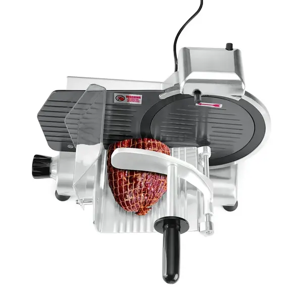 Vleessnijmachine | KitchenLine | Mes Ø250mm | Capaciteit Ø180mm | Snijdikte 0-8mm (Traploos) | 0.15kW (230V) | 494x402x398(h)mm