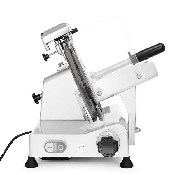 Vleessnijmachine | KitchenLine | Mes Ø250mm | Capaciteit Ø180mm | Snijdikte 0-8mm (Traploos) | 0.15kW (230V) | 494x402x398(h)mm