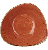 Churchill Kommen | STONECAST | Keramiek | Oranje | 12 Stuks | Ø235mm 