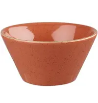 Churchill Tapasschaaltjes | STONECAST | Keramiek | Oranje | 34cl | 12 Stuks | Ø121x65(h)mm 