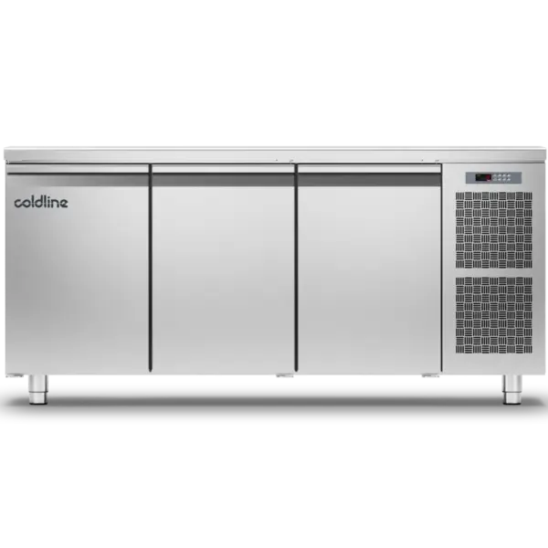 Koelwerkbank | MASTER | Energiezuinig | 476L | 3 Deuren (1/1 GN) | -2°C/+8°C | Geforceerd | 1780x700x900(h)mm