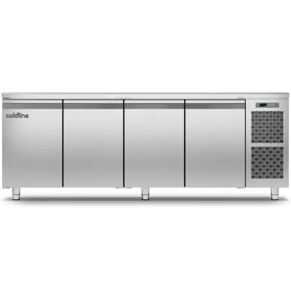 Vrieswerkbank | MASTER | 649L | 4 Deuren (1/1 GN) | -15°C/-22°C | Geforceerd | 2260x700x900(h)mm