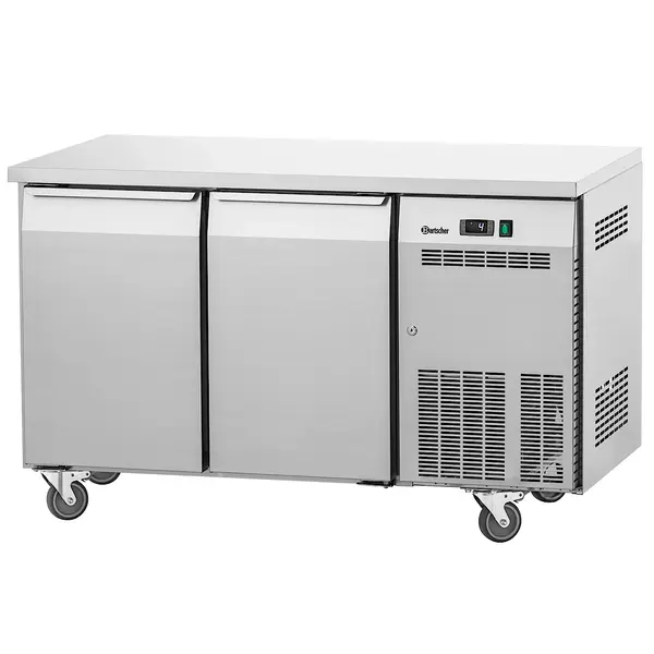 Koelwerkbank | EASY | 285L | 2 Deuren (1/1 GN) | 0°C/+8°C | Geforceerd | Wielen (Geremd) | 1350x700x850(h)mm