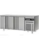 Tefcold Koelwerkbank | EURO | Energiezuinig | 290L | 3 Deuren (1/1 GN) | -2°C/+8°C | Geforceerd | 1792x700x850(h)mm 