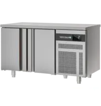 Tefcold Vrieswerkbank | EURO | 200L | 2 Deuren (1/1 GN) | -10°C/-22°C | Geforceerd | 1327x700x850(h)mm