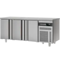 Tefcold Vrieswerkbank | EURO | 290L | 3 Deuren (1/1 GN) | -10°C/-22°C | Geforceerd | 1792x700x850(h)mm