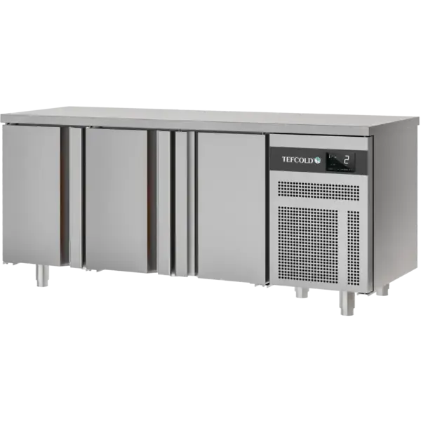 Vrieswerkbank | EURO | 290L | 3 Deuren (1/1 GN) | -10°C/-22°C | Geforceerd | 1792x700x850(h)mm