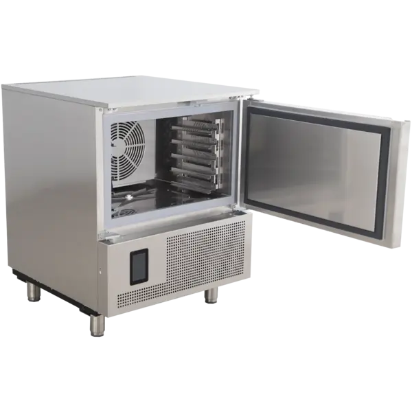 Blastchiller | BLCA-X | 5 Niveaus (EN/GN) | 18kg Koelen / 14kg Vriezen | 0.72kW (230V) | Touchscreen | 804x826x1045(h)mm