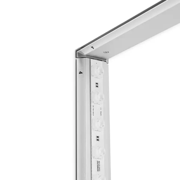 LED-Frame | BOX™ COMPACT | Aluminium | Dubbelzijdig | 1000x65x2000(h)mm