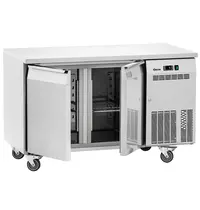 Bartscher Koelwerkbank | EASY | 285L | 2 Deuren (1/1 GN) | 0°C/+8°C | Geforceerd | Wielen (Geremd) | 1350x700x850(h)mm 