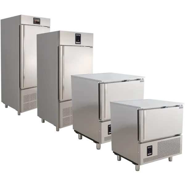 Blastchiller | BLCA-X | 10 Niveaus (EN/GN) | 40kg Koelen / 28kg Vriezen | 0.9kW (230V) | Touchscreen | 804x815x1885(h)mm
