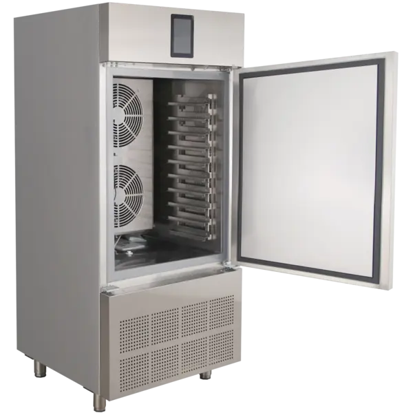 Blastchiller | BLCA-X | 10 Niveaus (EN/GN) | 40kg Koelen / 28kg Vriezen | 0.9kW (230V) | Touchscreen | 804x815x1885(h)mm