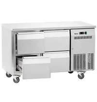 Bartscher Koelwerkbank | EASY | 285L | 4 Laden (1/1 GN) | 0°C/+8°C | Geforceerd | Wielen (Geremd) | 1350x700x850(h)mm