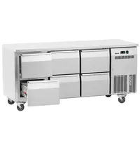 Bartscher Koelwerkbank | EASY | 425L | 6 Laden (1/1 GN) | 0°C/+8°C | Geforceerd | Wielen (Geremd) | 1800x700x850(h)mm