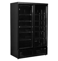 Tefcold Koelkast | ATOM MAXI | 1081L | Zwart | -1°C/+10°C | Geforceerd | Draaideuren | Wielen | 1253x710x2003(h)mm