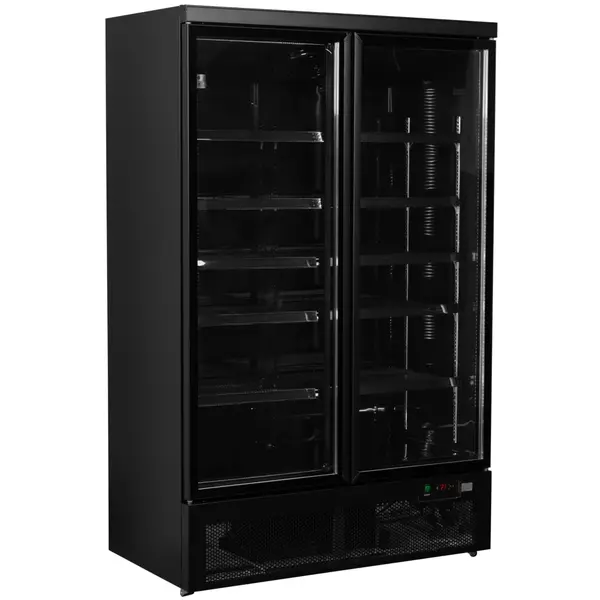 Koelkast | ATOM MAXI | 1081L | Zwart | -1°C/+10°C | Geforceerd | Draaideuren | Wielen | 1253x710x2003(h)mm