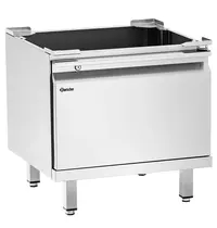 Bartscher Onderkast Vaatwasser | RVS | 2 Niveaus (500x500) | Draaideur | Stelpoten | 607x570x645(h)mm