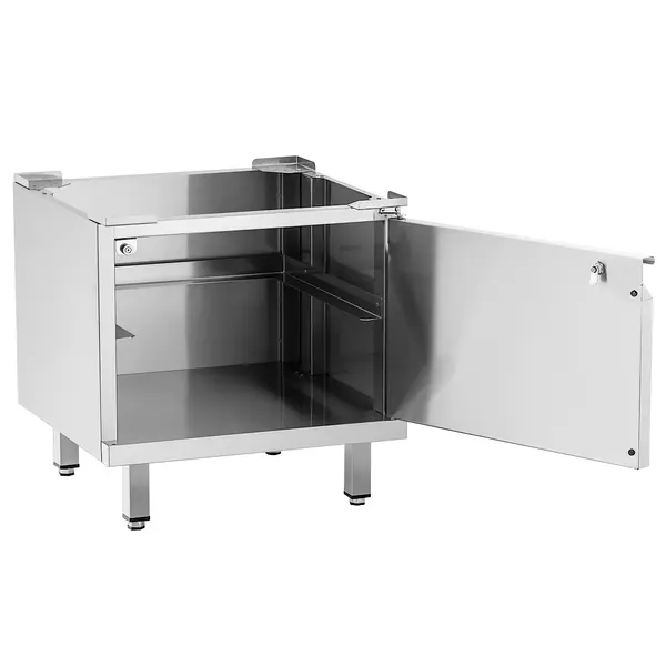 Onderkast Vaatwasser | RVS | 2 Niveaus (500x500) | Draaideur | Stelpoten | 607x570x645(h)mm