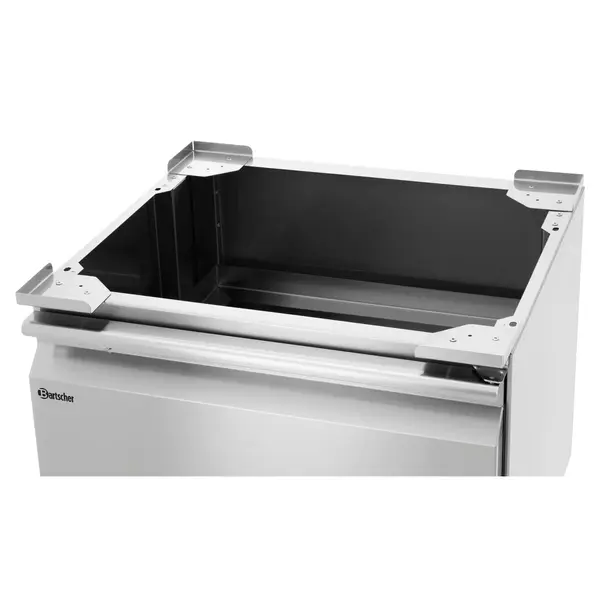 Onderkast Vaatwasser | RVS | 2 Niveaus (500x500) | Draaideur | Stelpoten | 607x570x645(h)mm