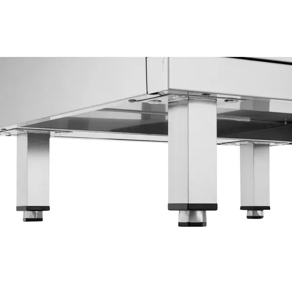 Onderkast Vaatwasser | RVS | 2 Niveaus (500x500) | Draaideur | Stelpoten | 607x570x645(h)mm