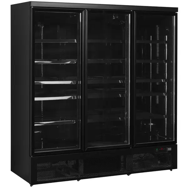 Koelkast | ATOM MAXI | 1664L | Zwart | -1°C/+10°C | Geforceerd | Draaideuren | Wielen | 1880x710x2003(h)mm