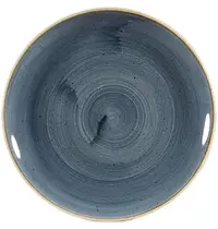 Churchill Coupeborden | STONECAST | Keramiek | Grijsblauw | 12 Stuks | Ø217mm