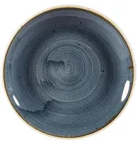 Churchill Coupeborden | STONECAST | Keramiek | Donkerblauw | 12 Stuks | Ø165mm 