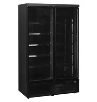 Tefcold Vrieskast | ATOM MAXI | 1006L | Zwart | -18°C/-22°C | Geforceerd | Draaideuren | Wielen | 1253x760x2003(h)mm