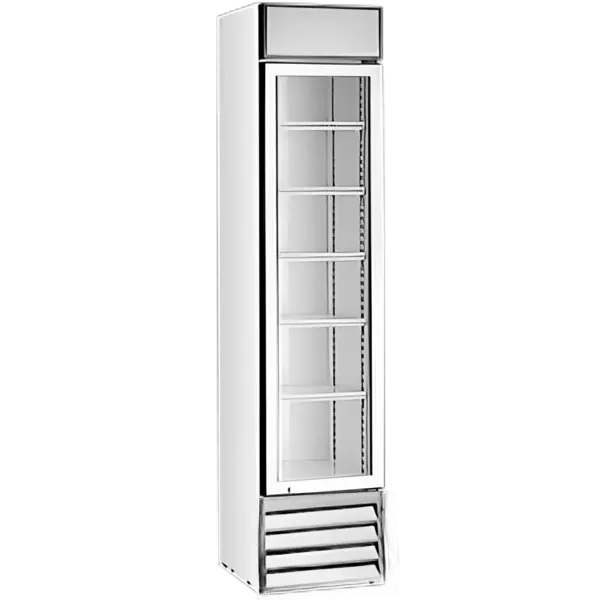 Drankenkoeling | 155L | Wit | +2°C/+8°C | Geforceerd | Wielen | 390x400x1820(h)mm