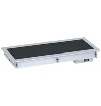 CombiSteel Verwarmde Keramische Plaat | DROP-IN | 5/1 GN | 30°C/100°C | 1765x610x147(h)mm