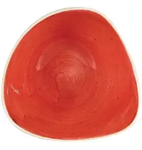 Churchill Kommen | STONECAST | Keramiek | Rood | 12 Stuks | Ø185mm 