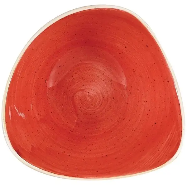 Kommen | STONECAST | Keramiek | Rood | 12 Stuks | Ø185mm