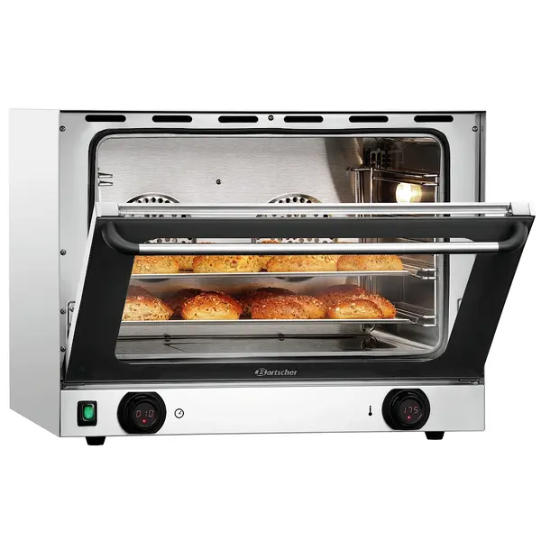 Heteluchtoven | SERIE AT | 4 Niveaus (1/1 GN) | Elektrisch | 50°C/300°C | 3kW (230V) | 700x635x540(h)mm