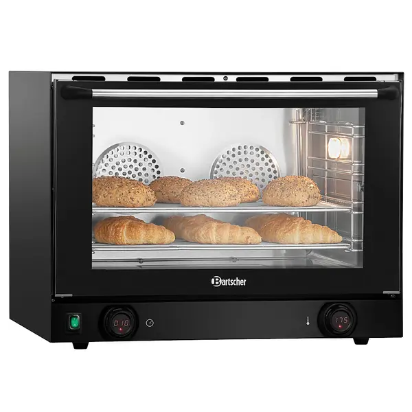 Heteluchtoven | SERIE AT | 4 Niveaus (1/1 GN) | Elektrisch | 50°C/300°C | 3kW (230V) | 700x635x540(h)mm