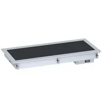 CombiSteel Verwarmde Keramische Plaat | DROP-IN | 4/1 GN | 30°C/120°C | 1440x610x147(h)mm