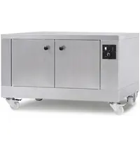 Moretti Forni Rijskastonderstel | Moretti Forni serieP AMALFI-C Pizzaoven | 8 Niveaus (EN600x400) | 1.5kW (230V) | Wielen (Geremd) | 1320x1290x800(h)mm 