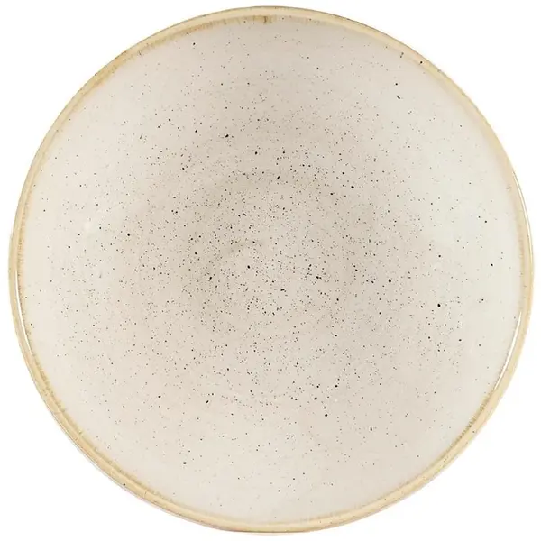 Coupeschalen | STONECAST | Keramiek | Crème | 12 Stuks | Ø182x30(h)mm