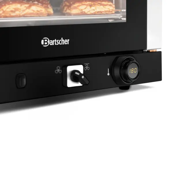 Heteluchtoven | SERIE AT | 4 Niveaus (1/1 GN) | Elektrisch | 50°C/300°C | 3kW (230V) | Bevochtiging (Handmatig) | Grillfunctie | 700x675x560(h)mm