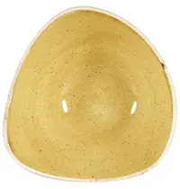 Churchill Kommen | STONECAST | Keramiek | Mosterdgeel | 12 Stuks | Ø153mm 