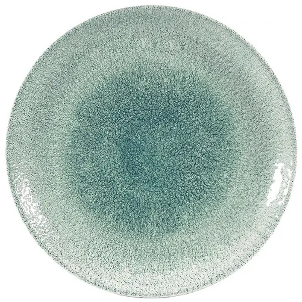 Coupeborden | STUDIO PRINTS RAKU | Porselein | Groen | 12 Stuks | Ø288mm