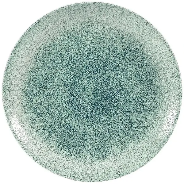 Coupeborden | STUDIO PRINTS RAKU | Porselein | Groen | 12 Stuks | Ø217mm