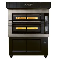 Moretti Forni Pizzaoven | serieX X100E | Elektrisch | 6x Ø30cm | 25°C/400°C | 8.8kW (400V) | Stapelbaar | Touchscreen | WiFi + App | 1431x1161x360(h)mm 