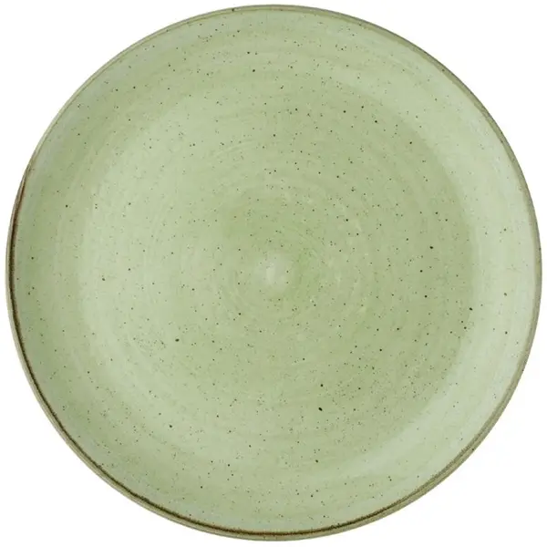 Coupeborden | STONECAST | Keramiek | Saliegroen | 12 Stuks | Ø260mm