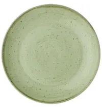 Churchill Coupeborden | STONECAST | Keramiek | Saliegroen | 12 Stuks | Ø165mm